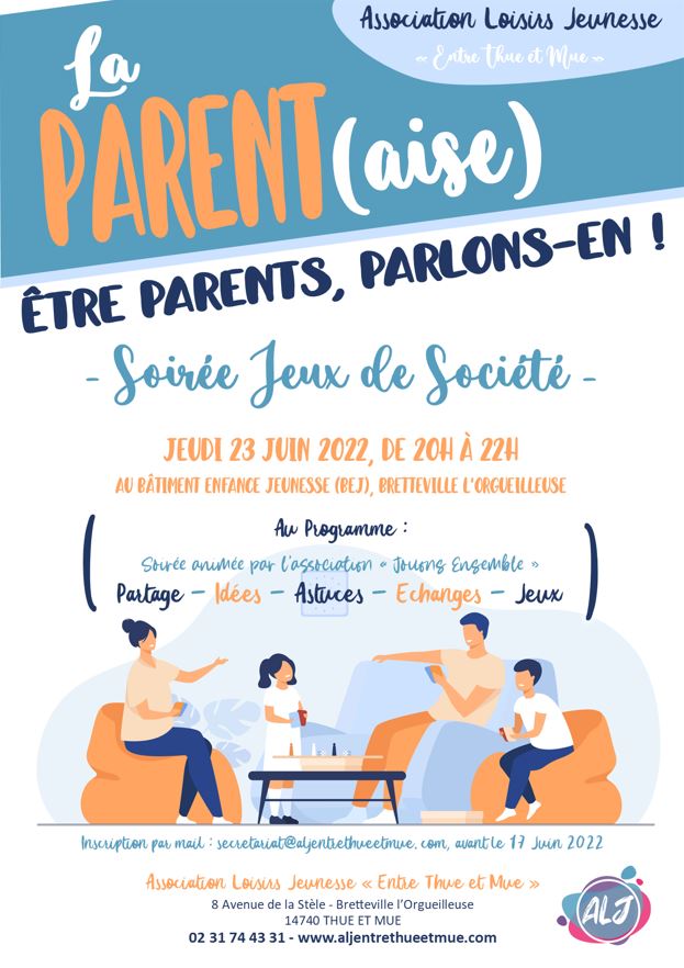 Lire la suite à propos de l’article Soirée la parent’aise