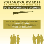 Déclaration et récupération d’armes