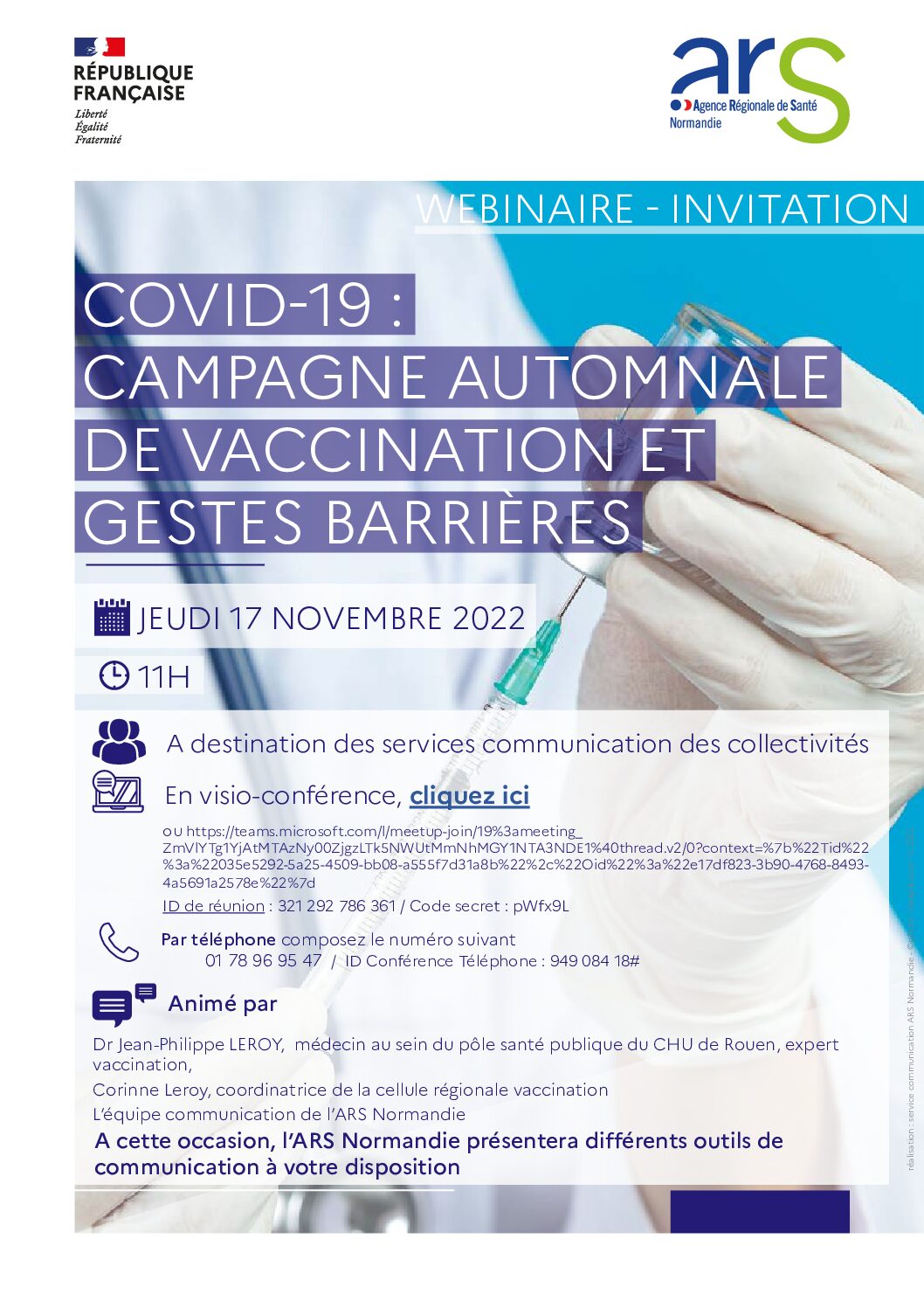 You are currently viewing Webbinaire – campagne automnale de vaccination