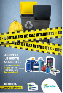 Lire la suite à propos de l’article Bouteilles de gaz interdites dans les poubelles