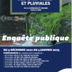 Zonages d’assainissement des eaux usées et pluviales de la communauté urbaine Caen la mer <strong>du 05 décembre 2022 au 04 janvier 2023</strong>
