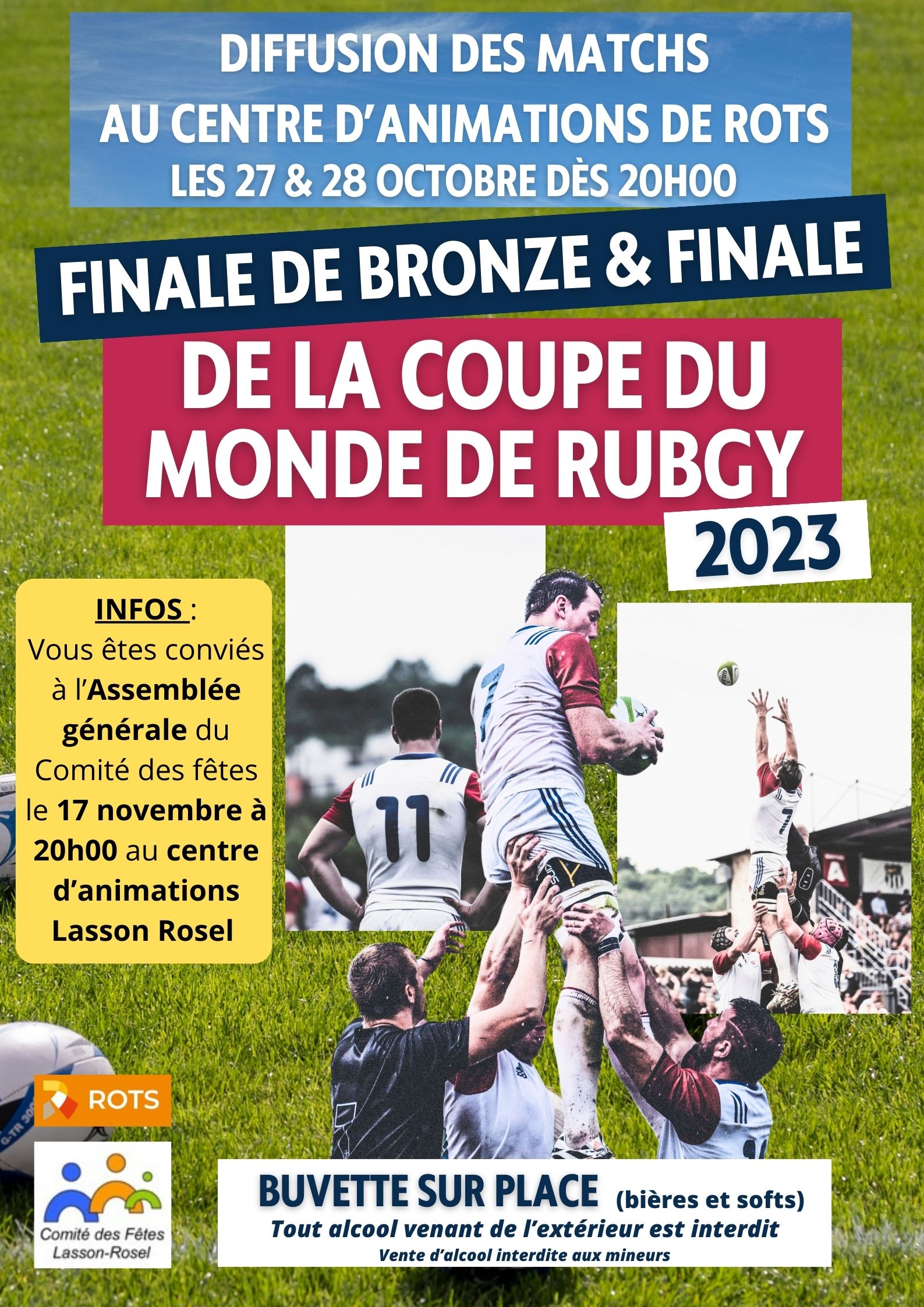 Lire la suite à propos de l’article Finale de bronze et finale coupe du monde de rudby