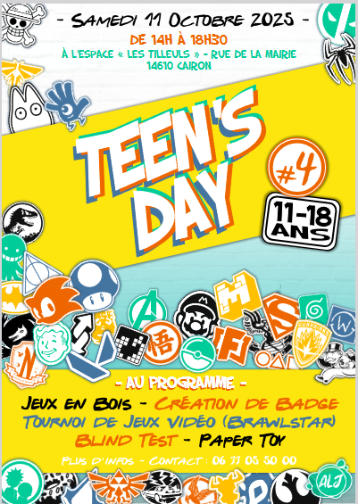 Lire la suite à propos de l’article TEEN’S DAY : 4ème Édition