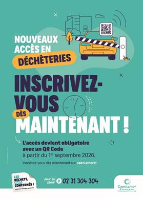 You are currently viewing NOUVELLES MODALITÉS D’ACCÈS EN DÉCHÈTERIES