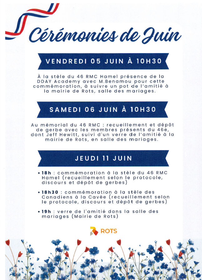 You are currently viewing Cérémonies de juin