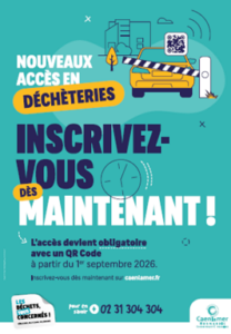 NOUVELLES MODALITÉS D’ACCÈS EN DÉCHÈTERIES